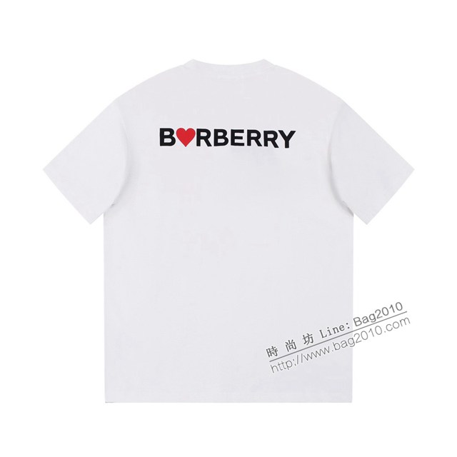 Burberry專櫃巴寶莉2023SS新款七夕限定印花T恤 男女同款 tzy2629
